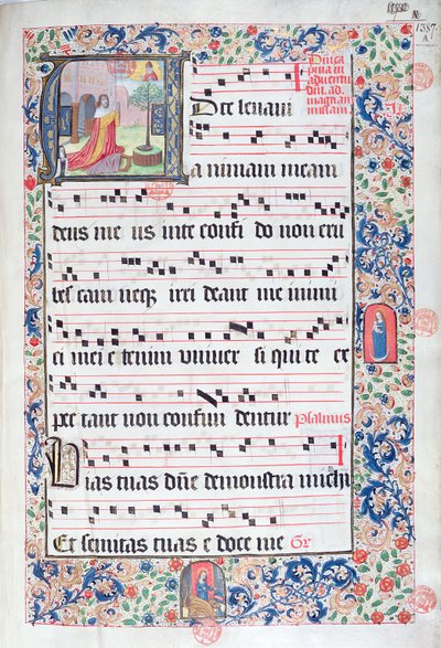 Ms 432 Temporal Used by the Sisters of the Congregation of the Carmelites of Bruges, Written by Sister Margarita Bruynewe, 1505 by Sister Cornelia Wulfekkercke